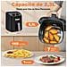 Friggitrice ad aria LQ-2001. 2.3 L. 1000 W. manopole - Foto miniatura 3