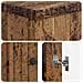 Set di armadietti da bagno in 3 pezzi ALKMAAR Legno antico - Foto miniatura 4