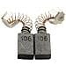 Spazzole di carbone per Makita RP0900XJ - 6 x 10 x 15 mm - coppia - Foto miniatura 1