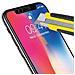 Pellicola Iphone X / Xs Vetro Temperato Ultraresistente 9h Contorno Nero - Foto miniatura 4