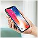 Pellicola Iphone X / Xs Vetro Temperato Ultraresistente 9h Contorno Nero - Foto miniatura 8