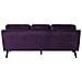 Divano A 3 Posti In Tessuto Viola Lokka - Foto miniatura 18