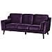 Divano A 3 Posti In Tessuto Viola Lokka - Foto miniatura 5
