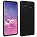Cover Silicone Galaxy S10 Semi-rigida Opaca Finitura Soft Touch Nero - Foto miniatura 1