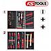 Composizione Utensile Tools - Per Carrello - 2 Cassetti - 114 Pz. 714.0114 - Foto miniatura 1
