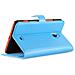 Custodia Compatibile Con Nokia Lumia 1320 In Pastello Blu - Coperchio Protettiva Con Chiusura Magnetica, Funzione Stand E Tasca Per Le Carte - Foto miniatura 4