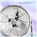 Ventilatore Da Pavimento Semi Industriale - 9 ”23 Cm - 45 W. - Foto miniatura 4
