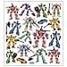 Stickers, Foglio 15x16,5 Cm, Ca. 19 Pz, Transformers, 1fgl. - Foto miniatura 1