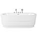 Vasca Da Bagno Freestanding Ovale Con Miscelatore Bianca 170 Cm Empresa - Foto miniatura 15