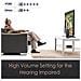 Ht280 Cuffie Wireless Per Tv Senza Fili Con Trasmettitore Rf 2.4g, Dock Di Ricarica, Sistema Ottico Digitale, Cuffia Ad Alto Volume Ideale Per Anziani E Ipoudenti, Portata 30 Metri - Foto miniatura 4