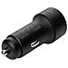 Caricabatteria Da Auto Usb Deltaco, 1x Usb-c, Pd 18 W, 1x Usb-a, 18 W, 36 W, Metallo - Foto miniatura 2