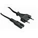 Power Cord Notebook (1.8m) , Maschio / femmina, 1,8m, Nero - Foto miniatura 2