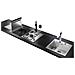 Cappa da Tavolo Domino Ghost S4000 Aspirante e Filtrante 52 cm Colore Nero e Acciaio inossidabile - Foto miniatura 2