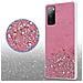 Custodia Compatibile Con Samsung Galaxy S20 Fe In Rosa Con Glitter - Coperchio Protettivo In Silicone Tpu Flessibile Con Glitter Scintillanti - Foto miniatura 5