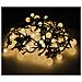 Ghirlanda Luminosa Sferica Edm - Stile Guinguette - Luce Calda - 120 Lampadine Led - 14 M - 71013 - Foto miniatura 3