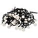 Ghirlanda Luminosa Sferica Edm - Stile Guinguette - Luce Calda - 120 Lampadine Led - 14 M - 71013 - Foto miniatura 1