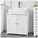 Mobile Sottolavabo 60x35x58cm Frg237-ii-w - Foto miniatura 4