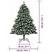 Albero Di Natale Artificiale Con Base 180 Cm Pvc - Foto miniatura 4
