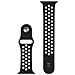 Cinturino 164 Originale Silicone Per Apple Watch 1-2-3-4-5-6-7-8-se 42 44 45mm Black White - Foto miniatura 3