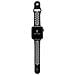 Cinturino 164 Originale Silicone Per Apple Watch 1-2-3-4-5-6-7-8-se 42 44 45mm Black White - Foto miniatura 4