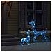 Famiglia di Renne di Natale 160 LED Blu in Acrilico - Foto miniatura 9