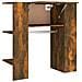 Scaffale da Ingresso Rovere Fumo 97,5x37x99cm Legno Multistrato - Foto miniatura 2