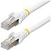 Cavo Ethernet CAT 6a - 1,5m - Bianco - Cavo di rete LAN Low Smoke Zero Halogen (LSZH) 10GbE 500MHz 100W PoE++ - Filo /Cavo patch schermato S /FTP con spinotto RJ45 antigroviglio e rilievi di trazione - Foto miniatura 1