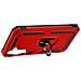 Cover Per Samsung A34 5g Antiurto Ibrida Anello Sostegno Funzione Supporto Rossa - Foto miniatura 2