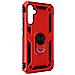 Cover Per Samsung A34 5g Antiurto Ibrida Anello Sostegno Funzione Supporto Rossa - Foto miniatura 1