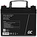 Batteria Agm Vrla 12v 33ah Senza Manutenzione Per Tosaerba, Scooter, Barca, Sedia A Rotelle - Foto miniatura 3