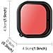 Filtro Subacqueo Impermeabile Per Gopro Hero 11/10/9 Red - Foto miniatura 5