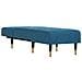 Chaise Longue In Velluto Blu - Foto miniatura 3