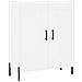 Credenza Bianca 69,5x34x90 Cm In Legno Multistrato - Foto miniatura 2