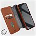 Custodia In Pelle Per Iphone 15 Plus Cover Staccabile Portafoglio Clay - Foto miniatura 3