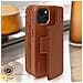 Custodia In Pelle Per Iphone 15 Plus Cover Staccabile Portafoglio Clay - Foto miniatura 5