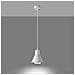 Lampada A Sospensione Taleja 1 Bianco [es111] Sl. 0987 - Moderno Lampade A Sospensione Bianco 120x14x14 Cm - Foto miniatura 3