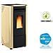 Stufa A Pellet Con Struttura In Acciaio Color Pergamena Ketty Evo 2.0 Extraflame - Foto miniatura 2