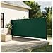 Tenda Da Sole Laterale Retrattile Verde Scuro 180x600 Cm - Foto miniatura 1