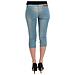 Jeans Corti Pantaloni Capri Blu - 42 - S - Foto miniatura 3