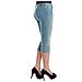 Jeans Corti Pantaloni Capri Blu - 42 - S - Foto miniatura 4