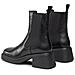 Dorah Booties Stivaletti Pelle Di Mucca Scarpe Donna Nero Eu 39, 5642-001-20 - Foto miniatura 3