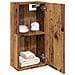 Mobile Da Bagno A Parete Rovere Artigianale 32x20x67 Cm - Foto miniatura 1
