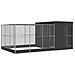 Voliera con Estensione Argento 497x303x216 cm in Acciaio - Foto miniatura 1