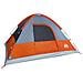 Tenda Familiare a Cupola 6 Persone Arancione Impermeabile - Foto miniatura 7
