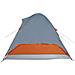 Tenda Familiare a Cupola 6 Persone Arancione Impermeabile - Foto miniatura 8