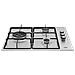 HIGG 63125 SCX piano cottura Acciaio inox Da incasso 61 cm Gas 3 Fornello (i) - Foto miniatura 6