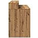 Scrivania con Luci LED Rovere 120x55x91 cm in Legno Multistrato - Foto miniatura 7