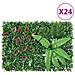 Recinzione Piante Artificiali 24 pz Verde 40x60 cm - Foto miniatura 1