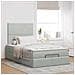 Struttura Letto Pouf con Materassi 120x190 cm Velluto - Foto miniatura 3