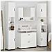 Set di mobili per il bagno 5 pcs Bianco 30 x 35 x 192 cm - Foto miniatura 4